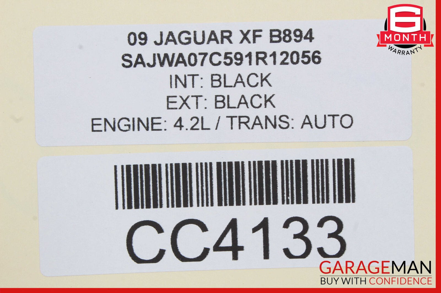 09-11 Jaguar XF Front Right Passenger Side Interior Door Panel Trim OEM