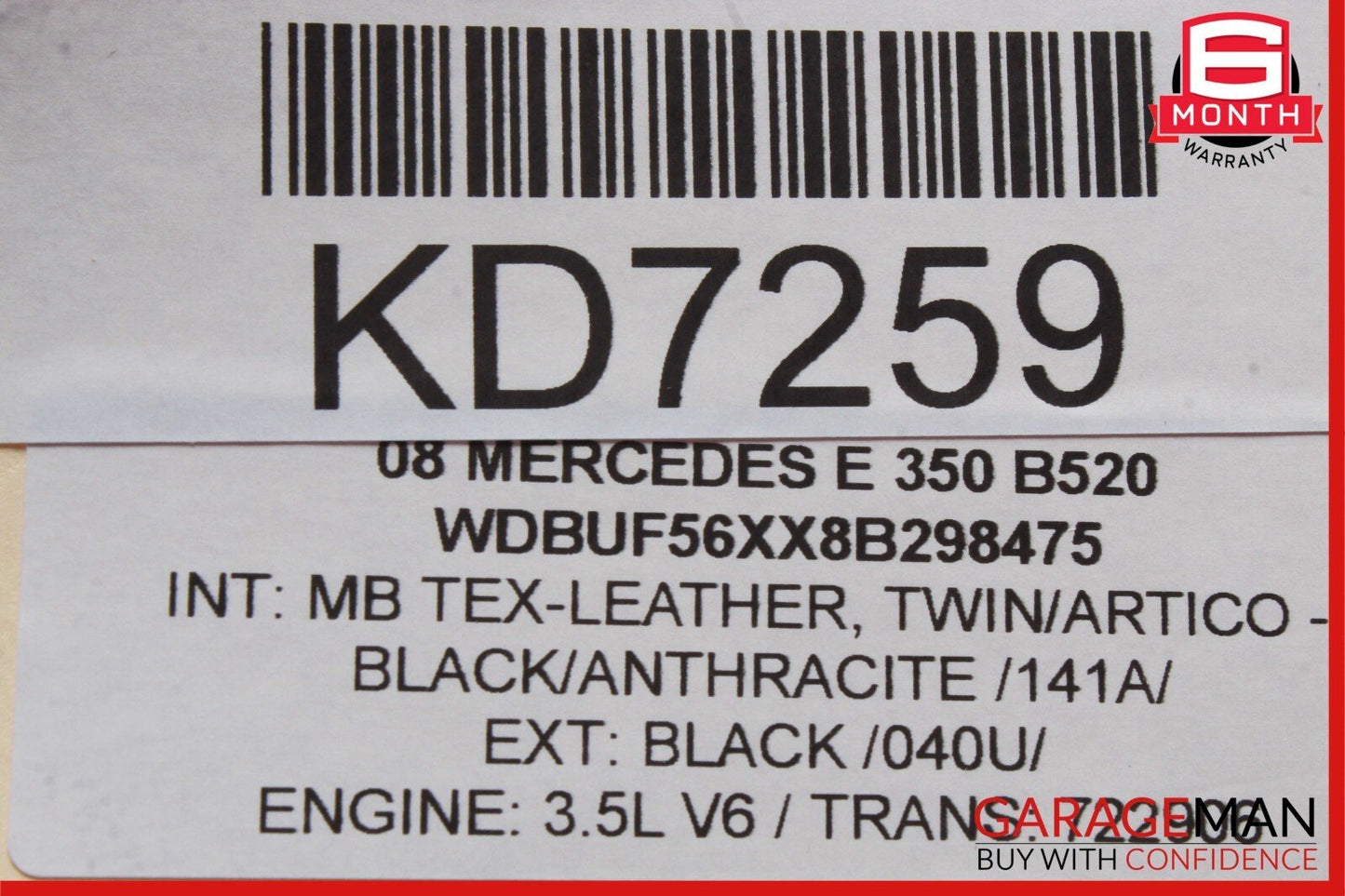 03-09 Mercedes E320 E500 CLS63 AMG Hazard Light Switch Control Panel Dark Wood