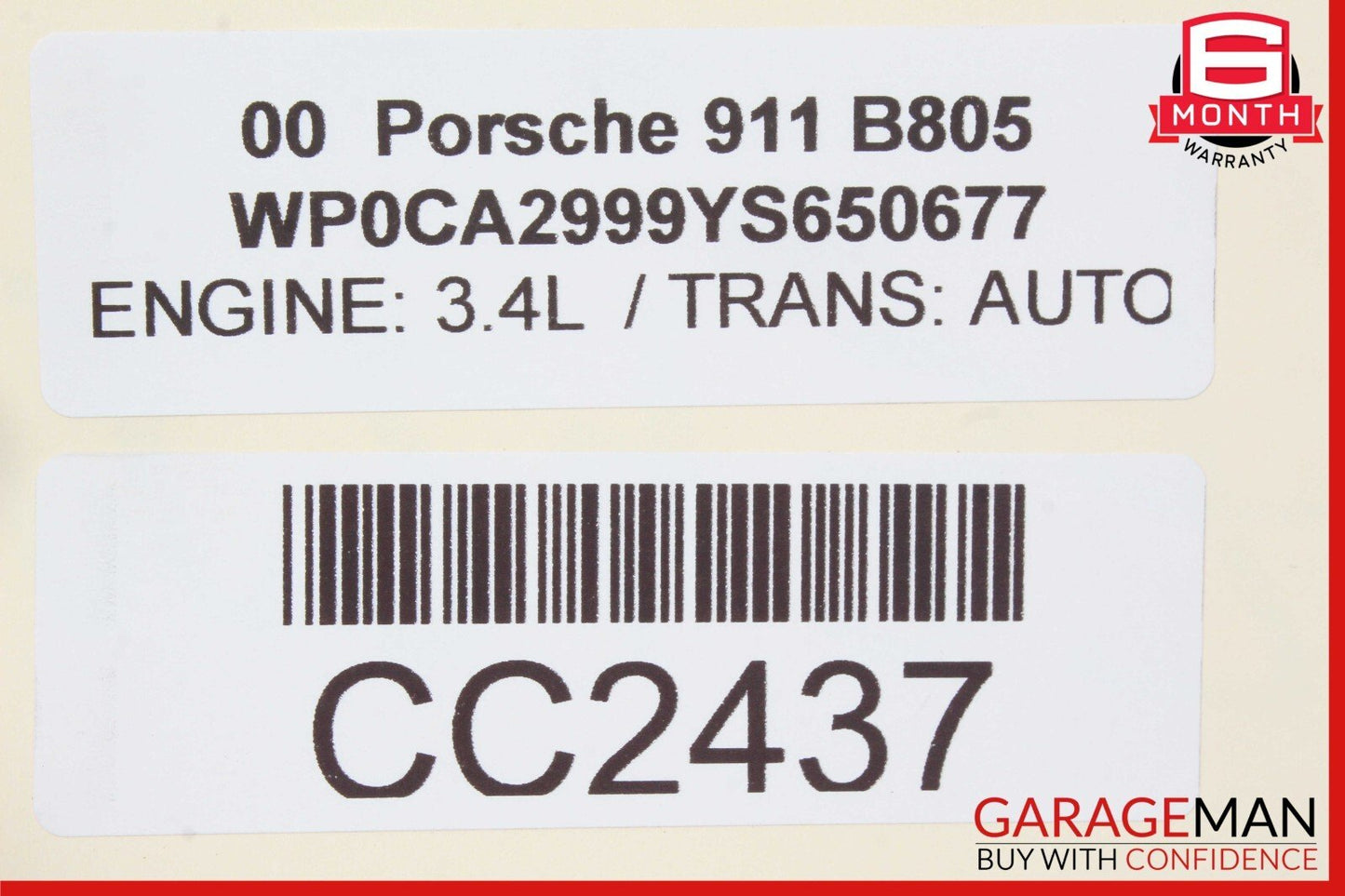 97-04 Porsche Boxster 986 Carrera 911 Rear Subframe Cross Member Sub Frame Bar