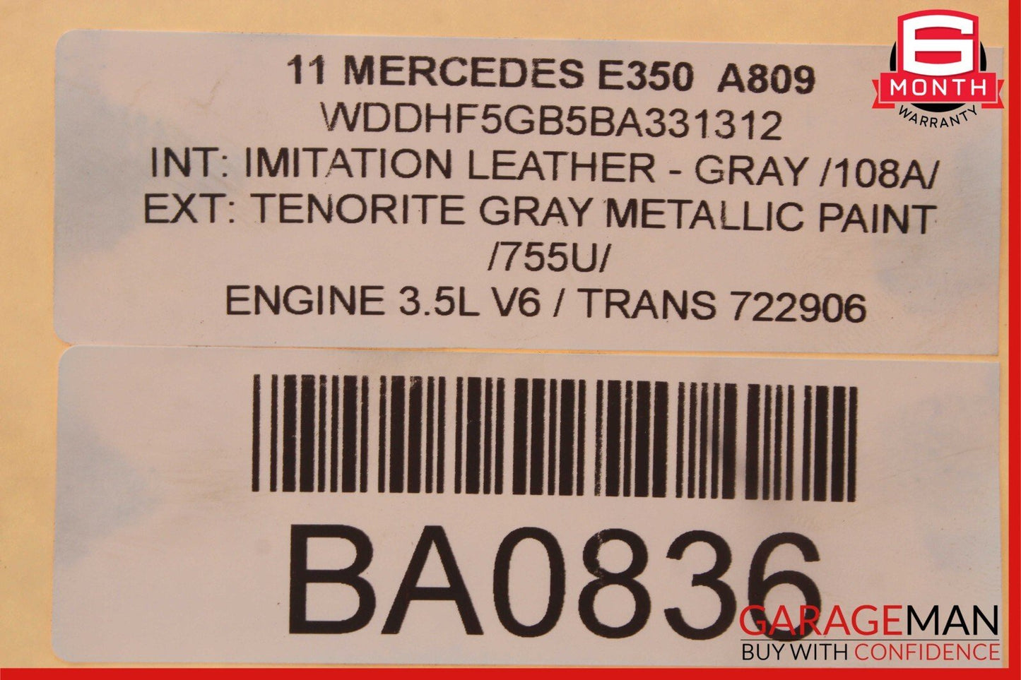 10-13 Mercedes W212 E350 Front Left Exterior Door Handle Assembly Tenorite Gray