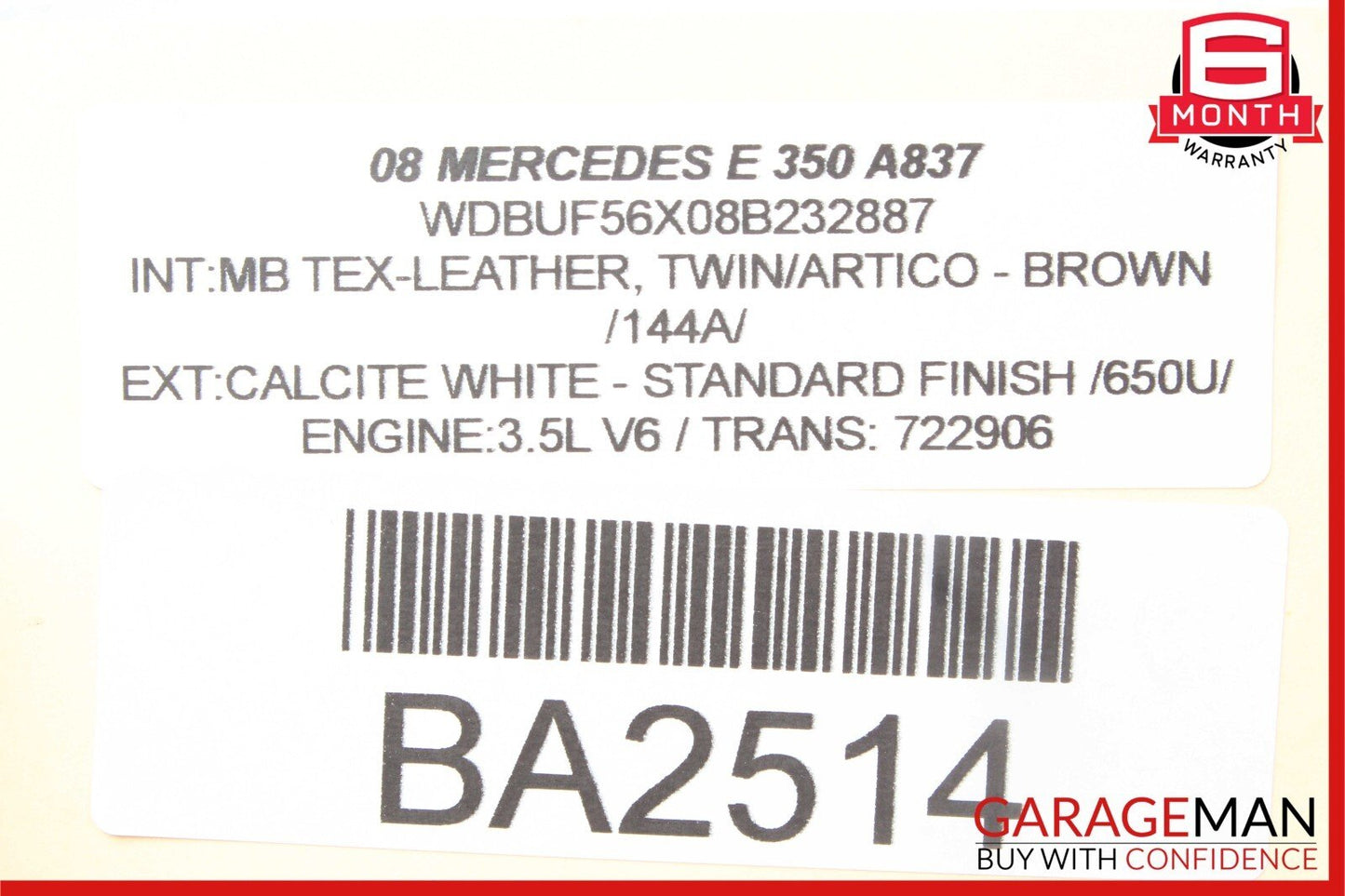 03-09 Mercedes W211 E350 E500 Front Right Side Door Lock Latch Actuator OEM