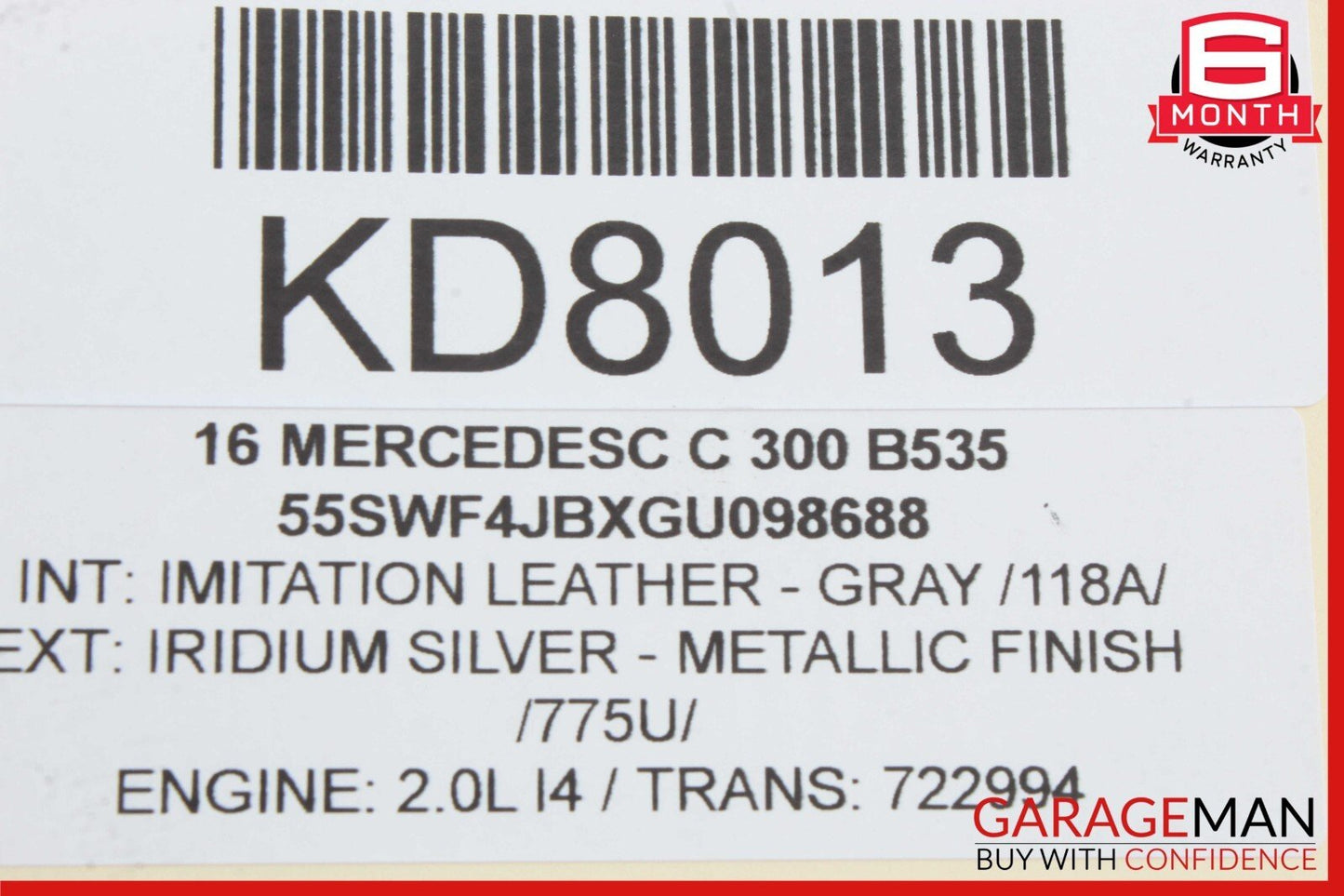 15-20 Mercedes W205 C300 C350e Front Left Side Door Lock Latch Actuator OEM