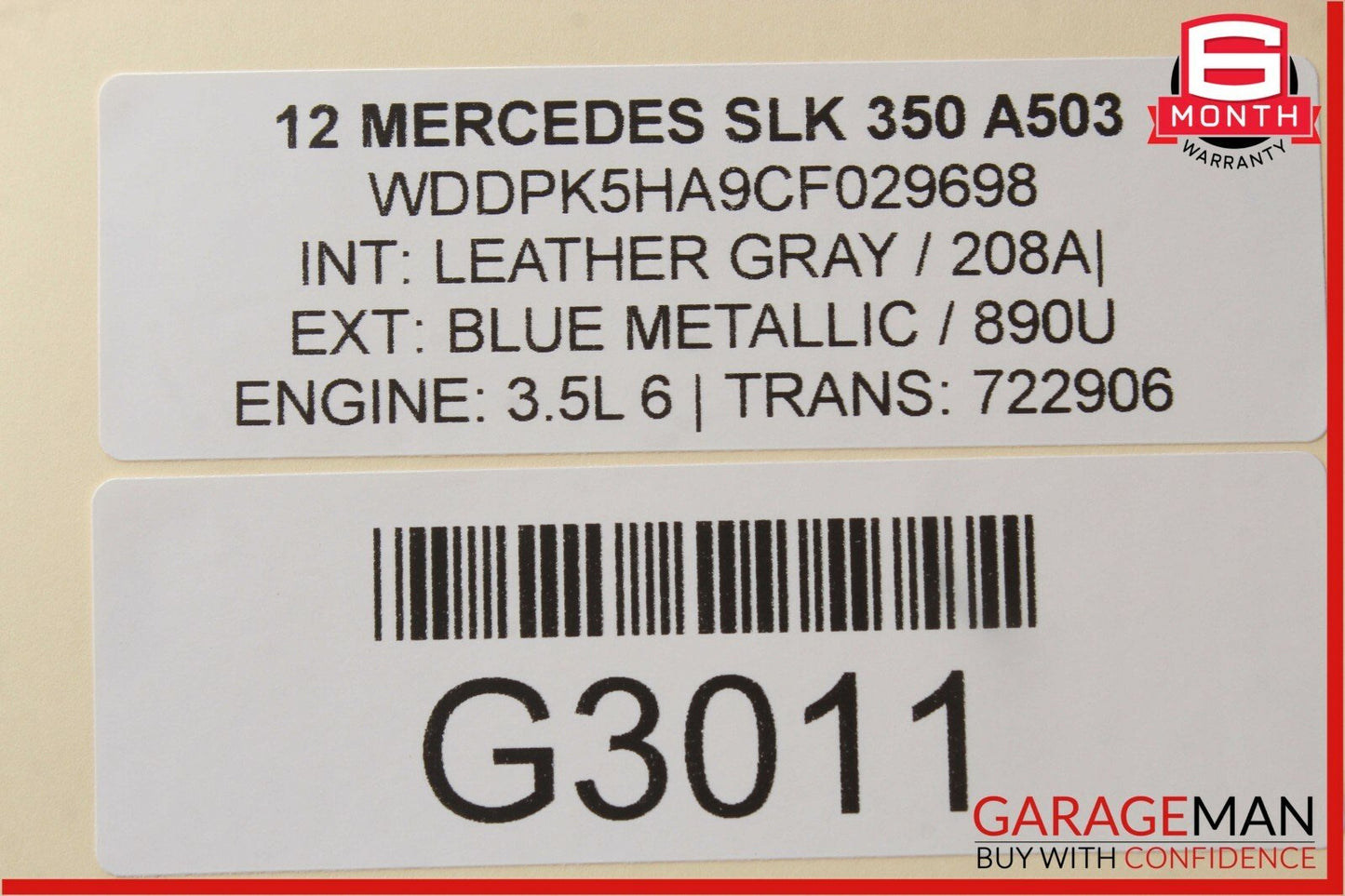 12-16 Mercedes R172 SLK350 Right Side Folding Top Hinge w/ Linkage Assembly OEM