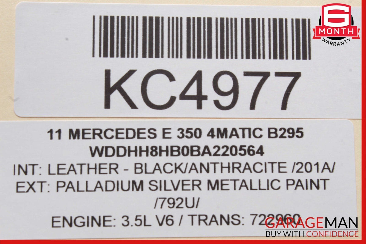 10-14 Mercedes W212 E350 4MATIC Front Left Side Door Window Regulator Motor OEM