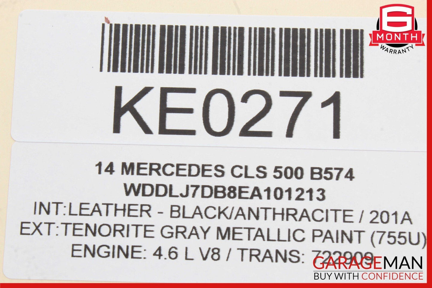 08-20 Mercedes W218 CLS500 E350 Front Left Side Door Lock Latch Actuator OEM