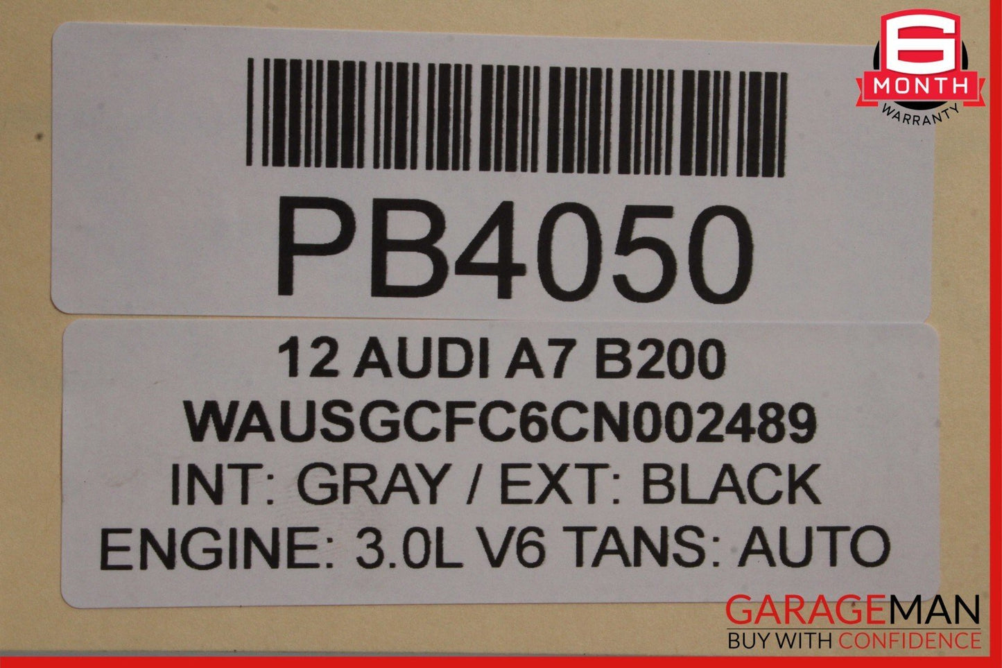 12-18 Audi A7 Rear Right Side Wheel Spindle Knuckle Hub Bearing CV Shaft Assy