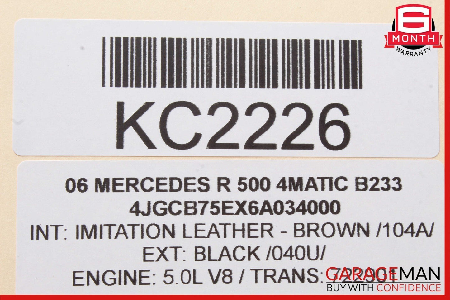 06-13 Mercedes GL450 ML350 R350 Front Right Door Window Regulator Motor Unit
