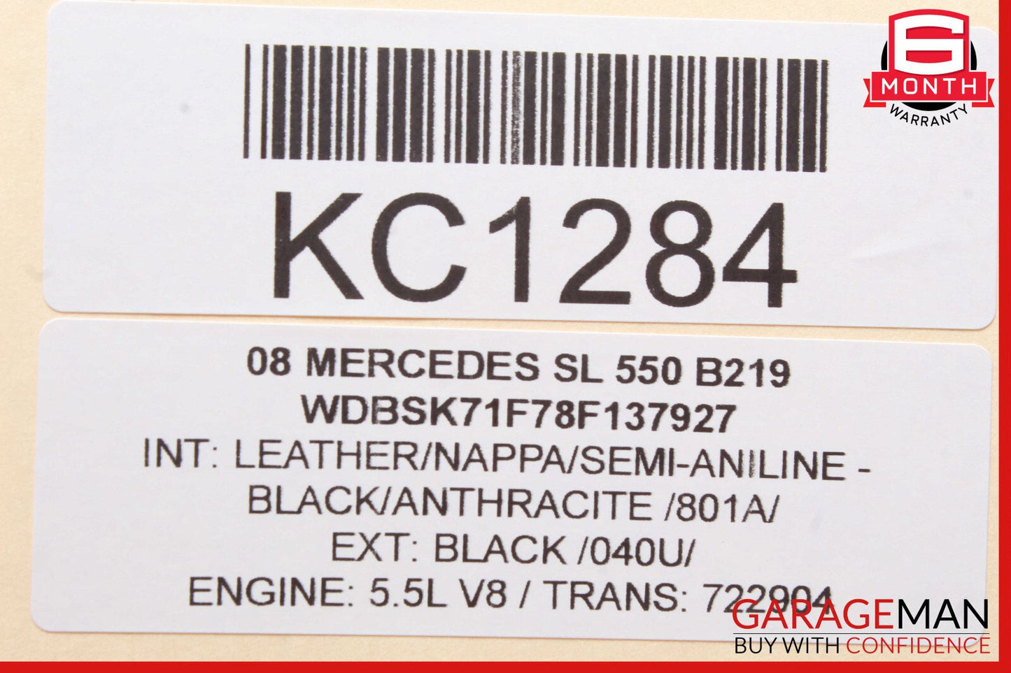 03-12 Mercedes R230 SL550 SL55 AMG Headlight Control Switch Controller OEM