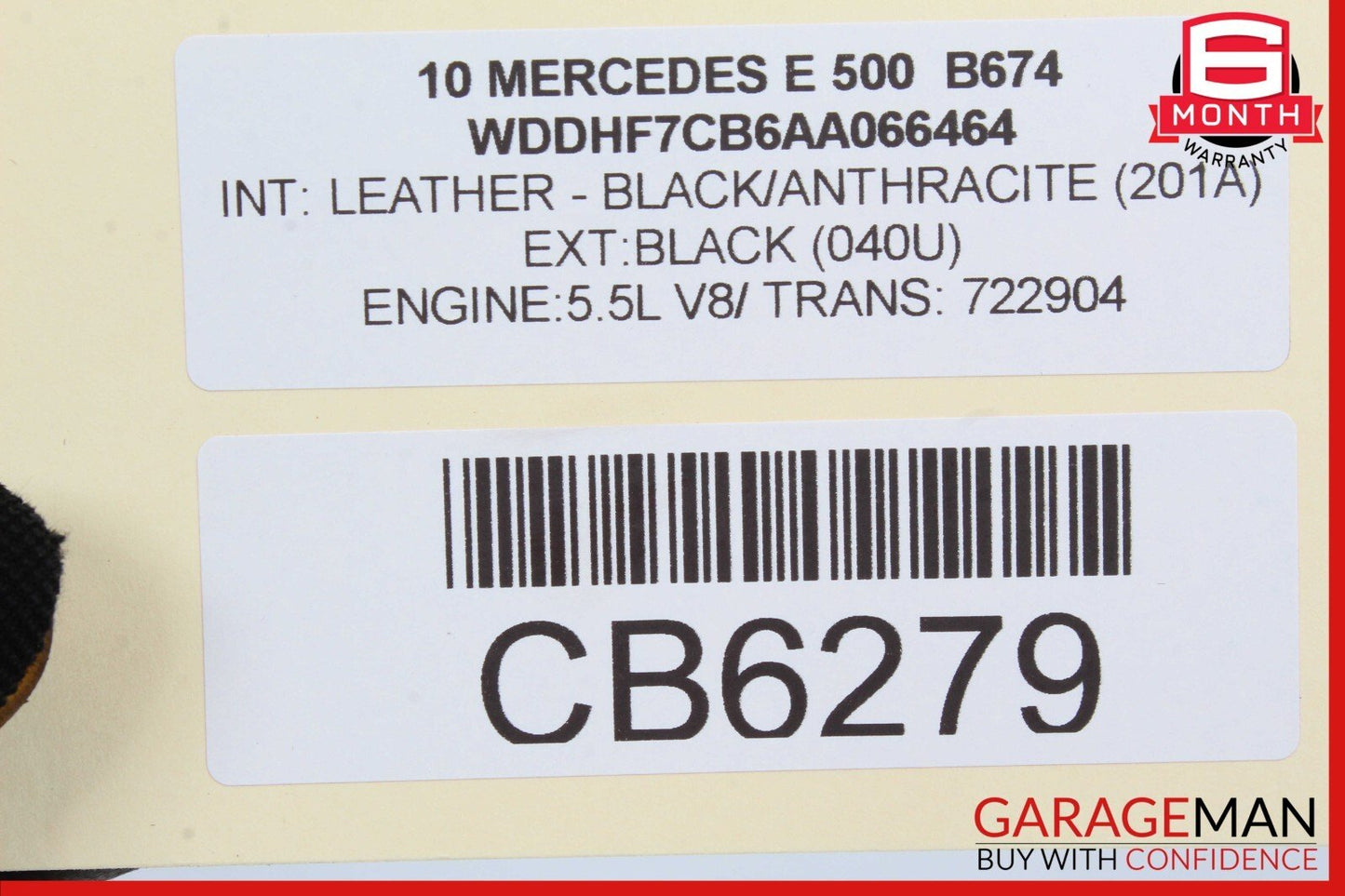 10-13 Mercedes W212 E350 E250 Center Console Switch Trim Cover Bezel Black