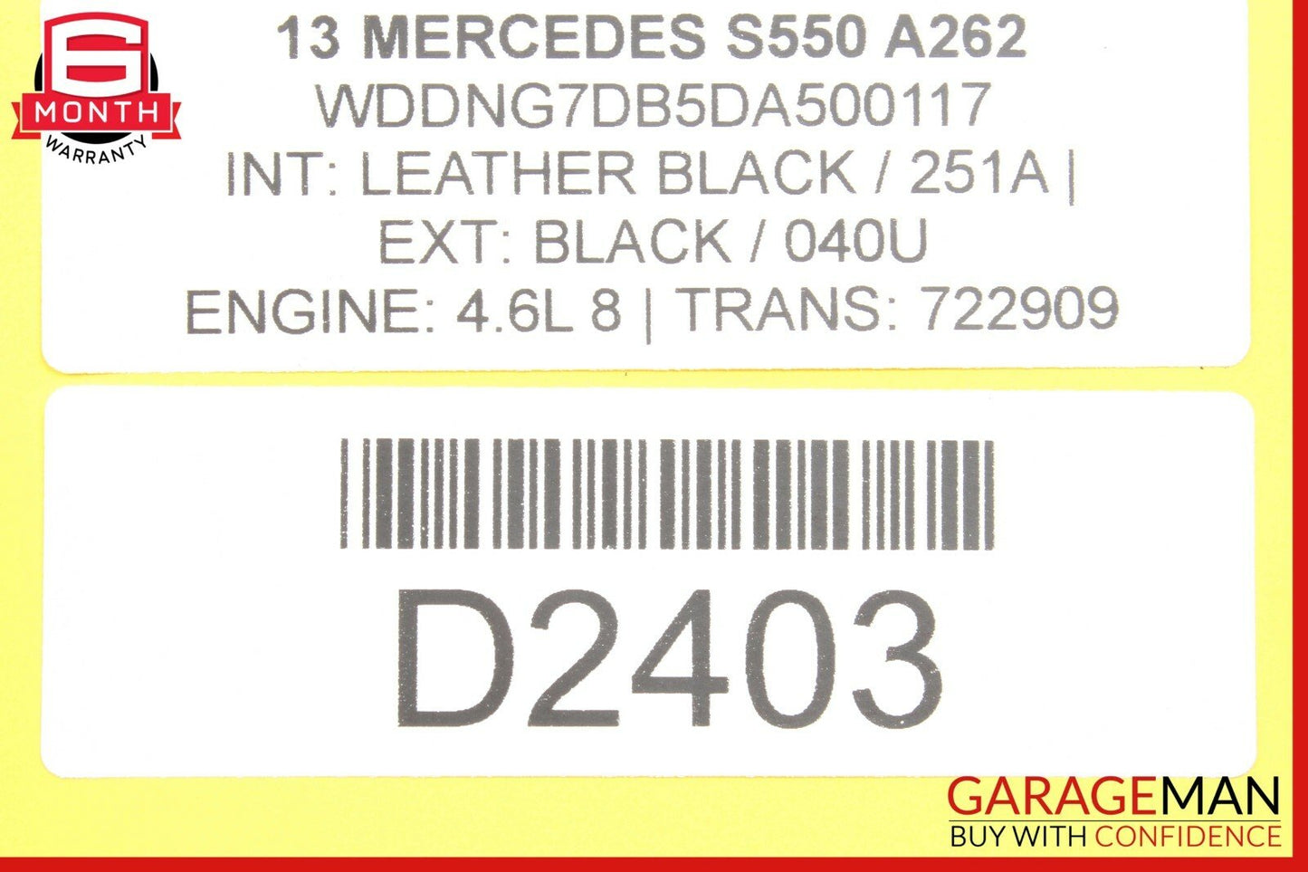 07-13 Mercedes W221 S550 S600 CL550 Headlight Switch Control 2219053500 Q01 OEM