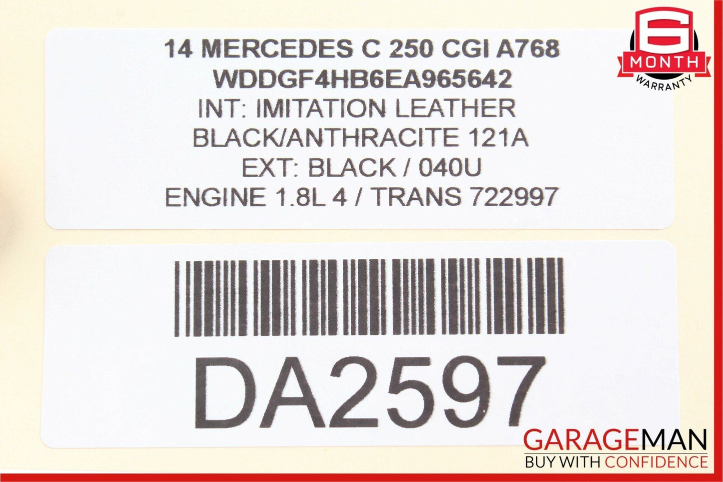 08-14 Mercedes W204 C250 Front Right Passenger Side Seat Adjust Control Switch
