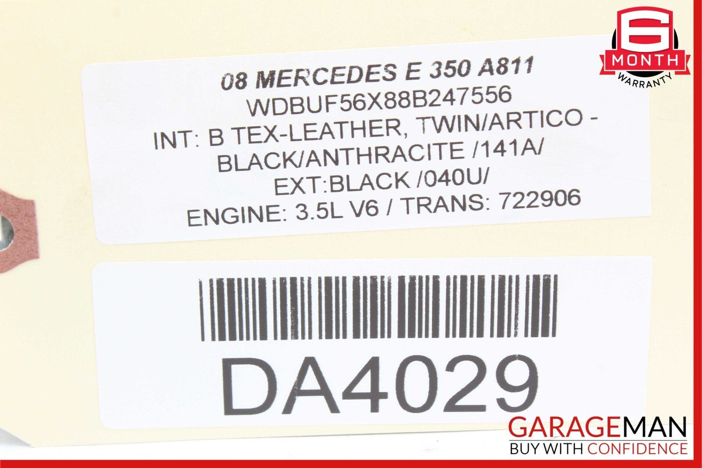 03-09 Mercedes W211 E350 Front Right Side Window Regulator Motor OEM