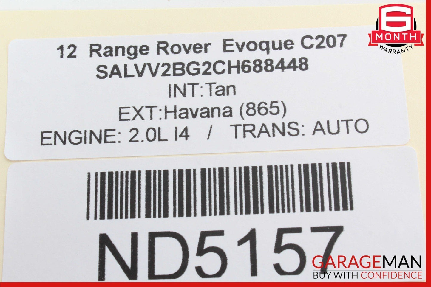 12-15 Range Rover Evoque Fuse Box Junction Relay Module 5M5T14B192AA OEM