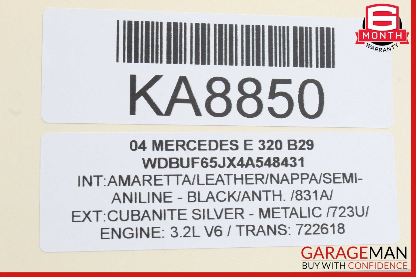 03-09 Mercedes W211 E320 E500 E550 E63 Rear Right Side Door Lock Latch Actuator