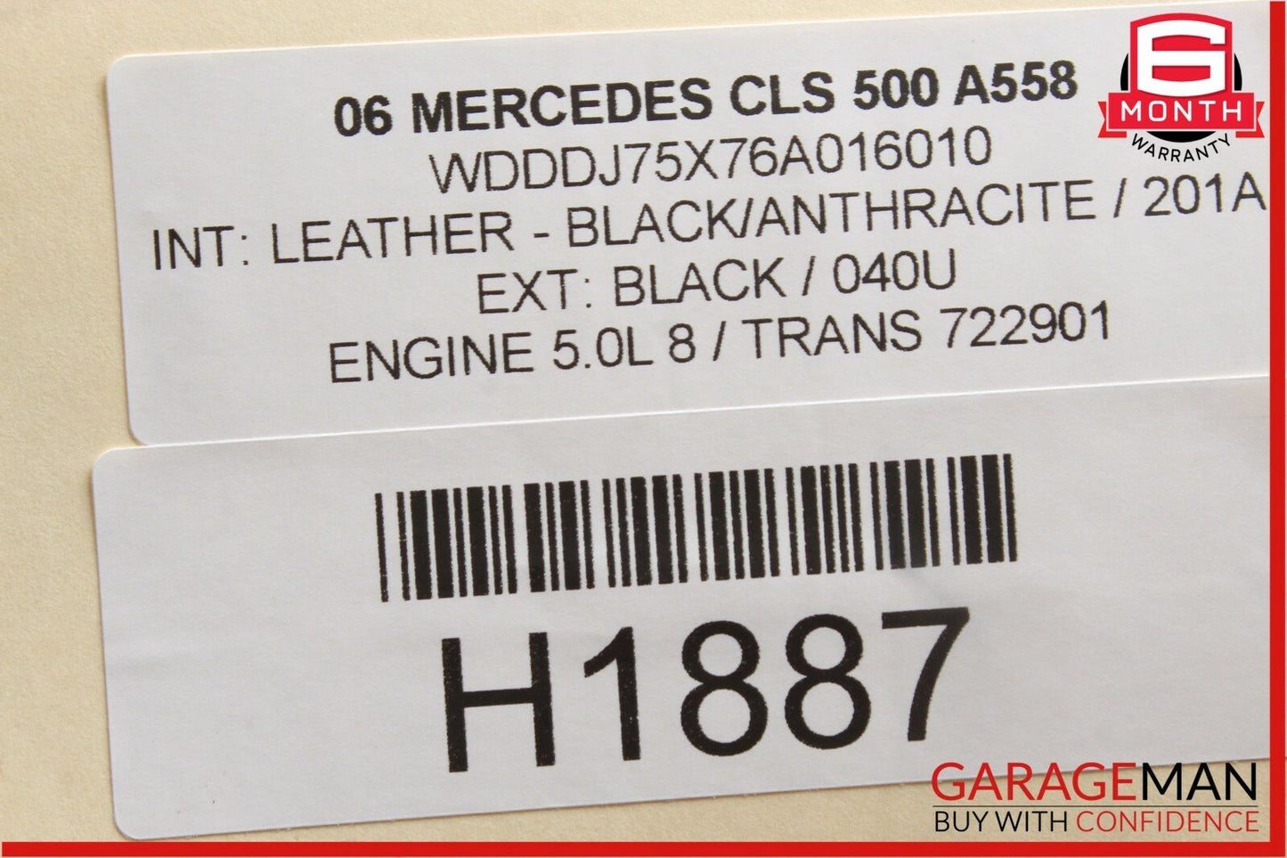 06-11 Mercedes W219 CLS500 CLS63 AMG Rear Right Side Door Lock Latch Actuator