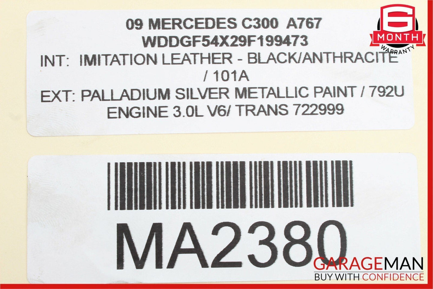06-13 Mercedes W204 C300 Engine Oil Separator Cover 2720160134 OEM