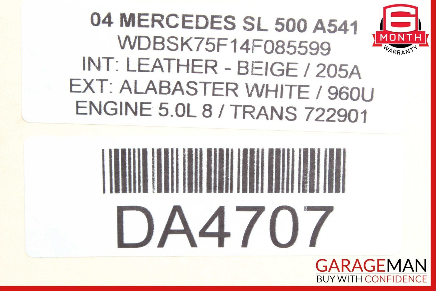 03-06 Mercedes SL500 E500 CL500 Engine Motor Air Intake Cleaner Filter Box