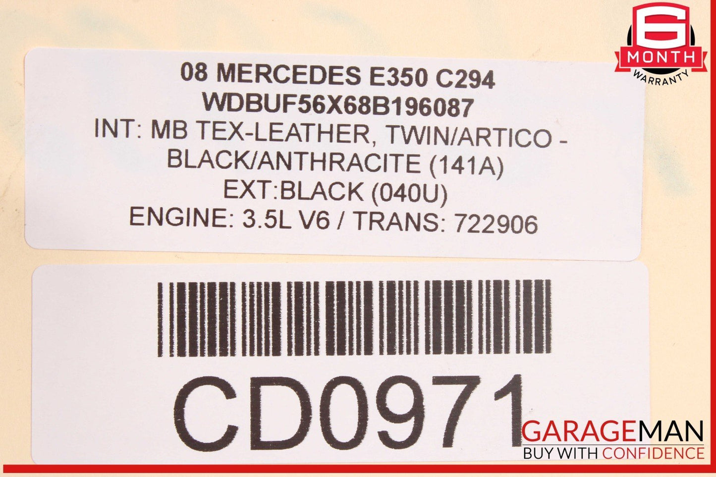 03-11 Mercedes W211 E350 E320 Power Steering Gear Rack & Pinion Assy OEM