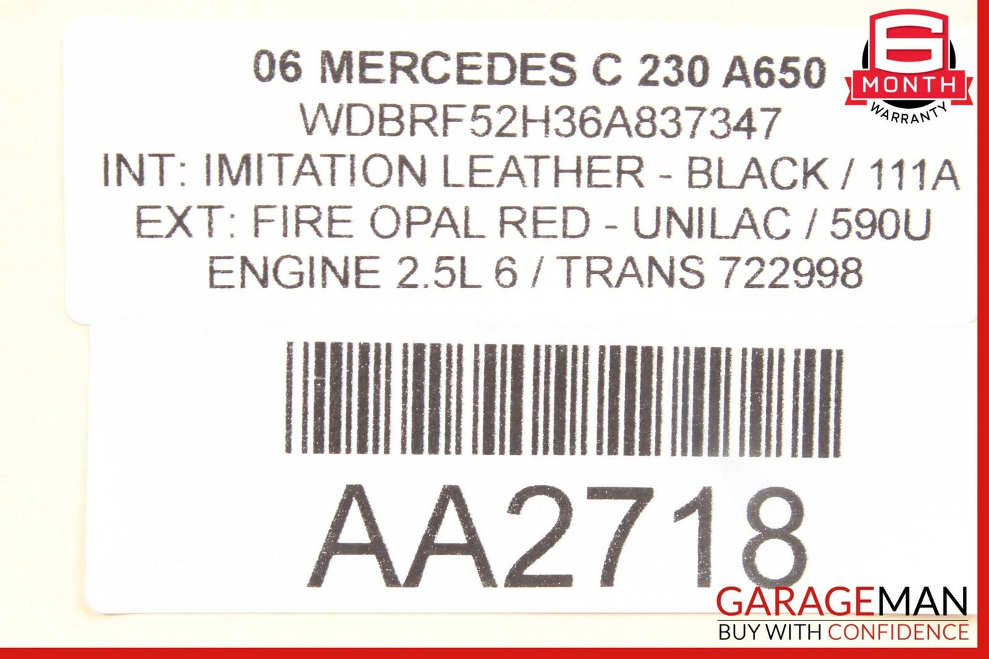 01-07 Mercedes W203 C230 C55 AMG Rear Left Side Door Controller Module Unit