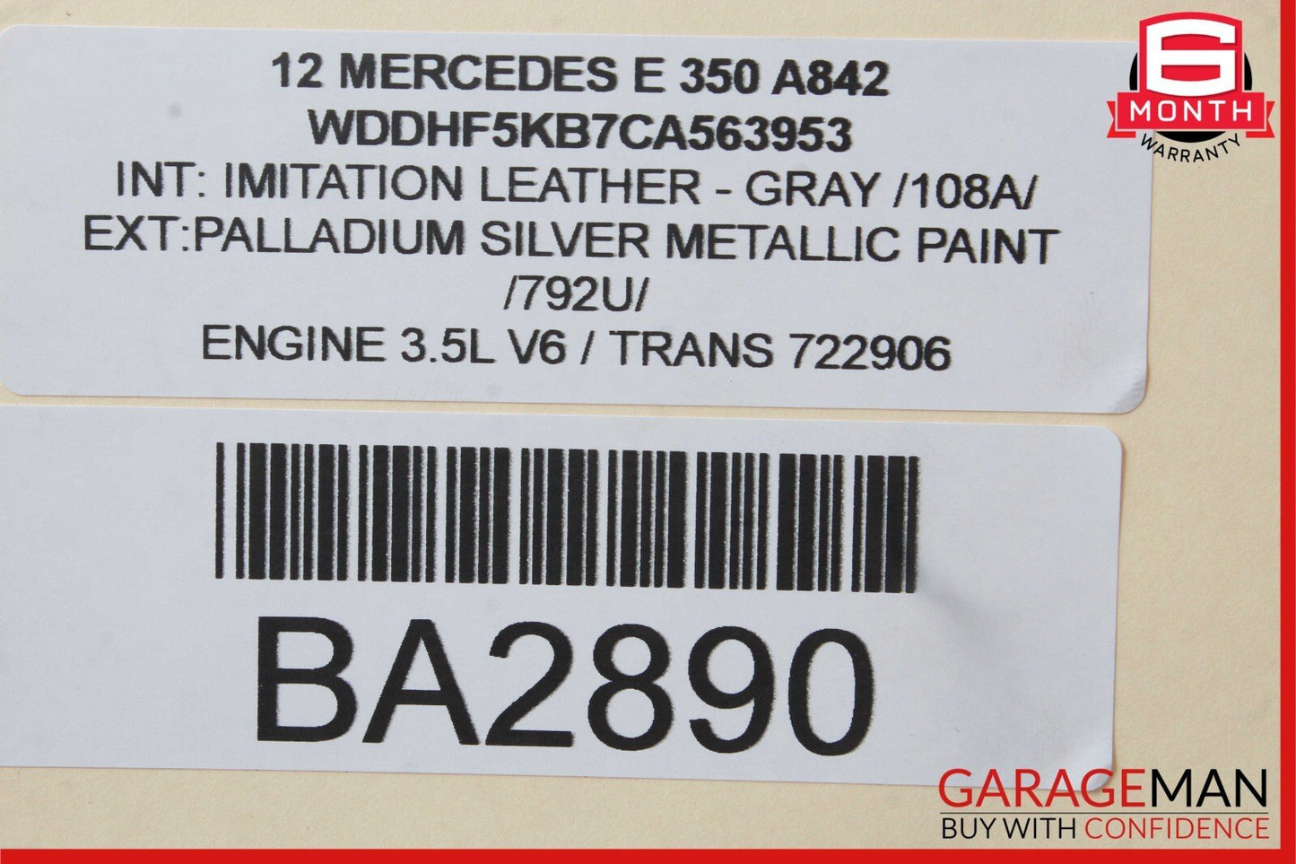 10-18 Mercedes W212 E350 CLS63 Rear SAM Module Relay Fuse Box 2129005001 OEM