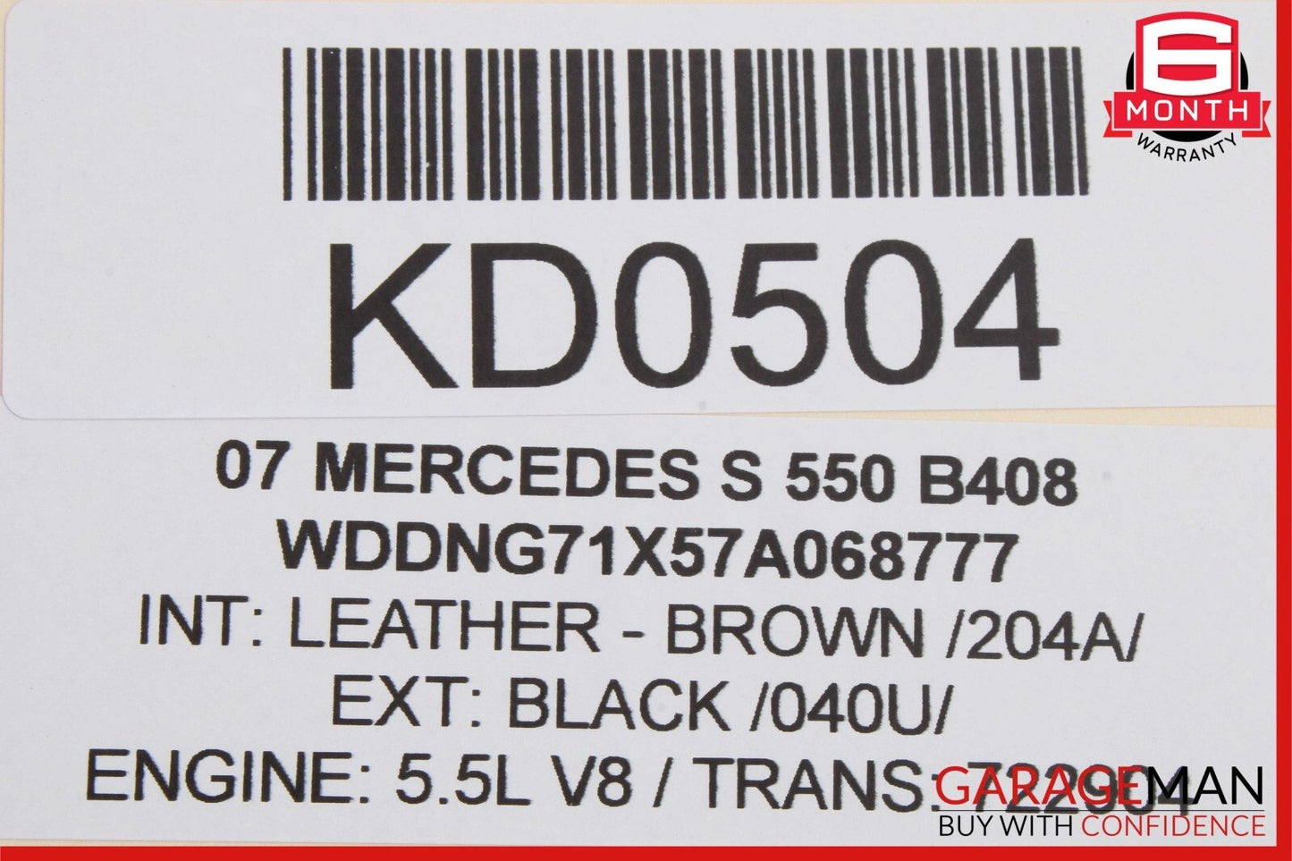 07-13 Mercedes W221 S550 CL550 CL65 AMG Front Left Door Lock Latch Actuator OEM
