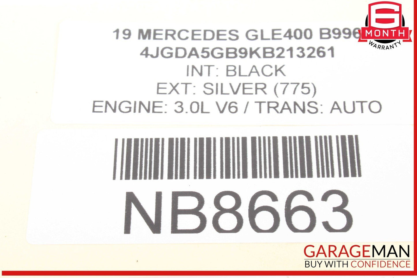12-19 Mercedes W166 GLE400 GLE350 Rear Left Driver Side Lower Control Arm OEM
