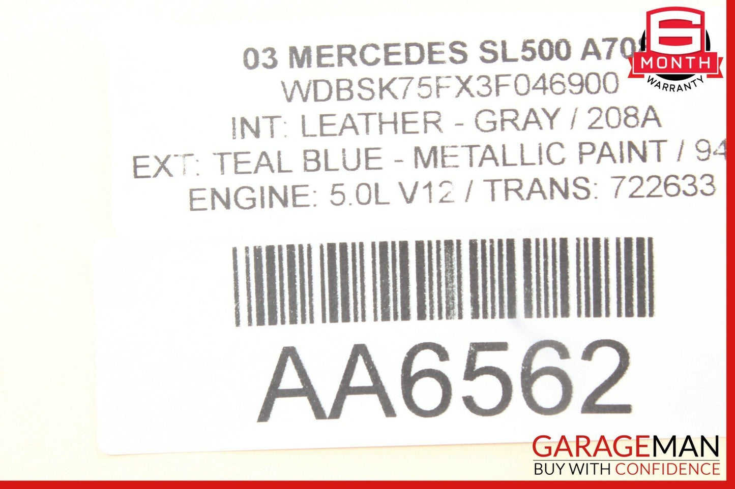 03-11 Mercedes CLS350 E350 SL500 Rear Left / Right Suspension Lower Control Arm