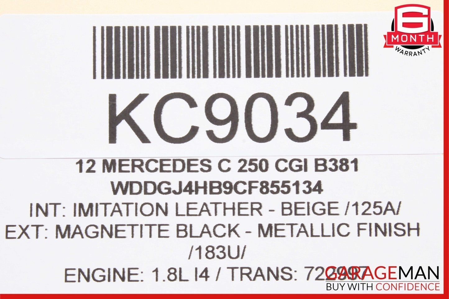 12-14 Mercedes W204 C250 C63 AC A/C Heater Climate Control Switch Trim Assembly