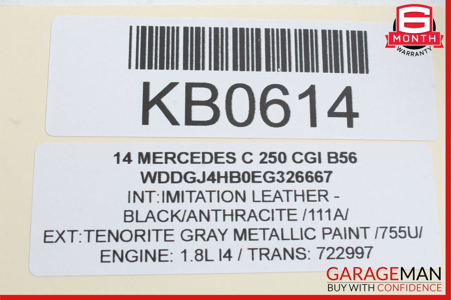 12-15 Mercedes W204 C250 SLK250 1.8L M271 Engine Throttle Body 2661410525 OEM