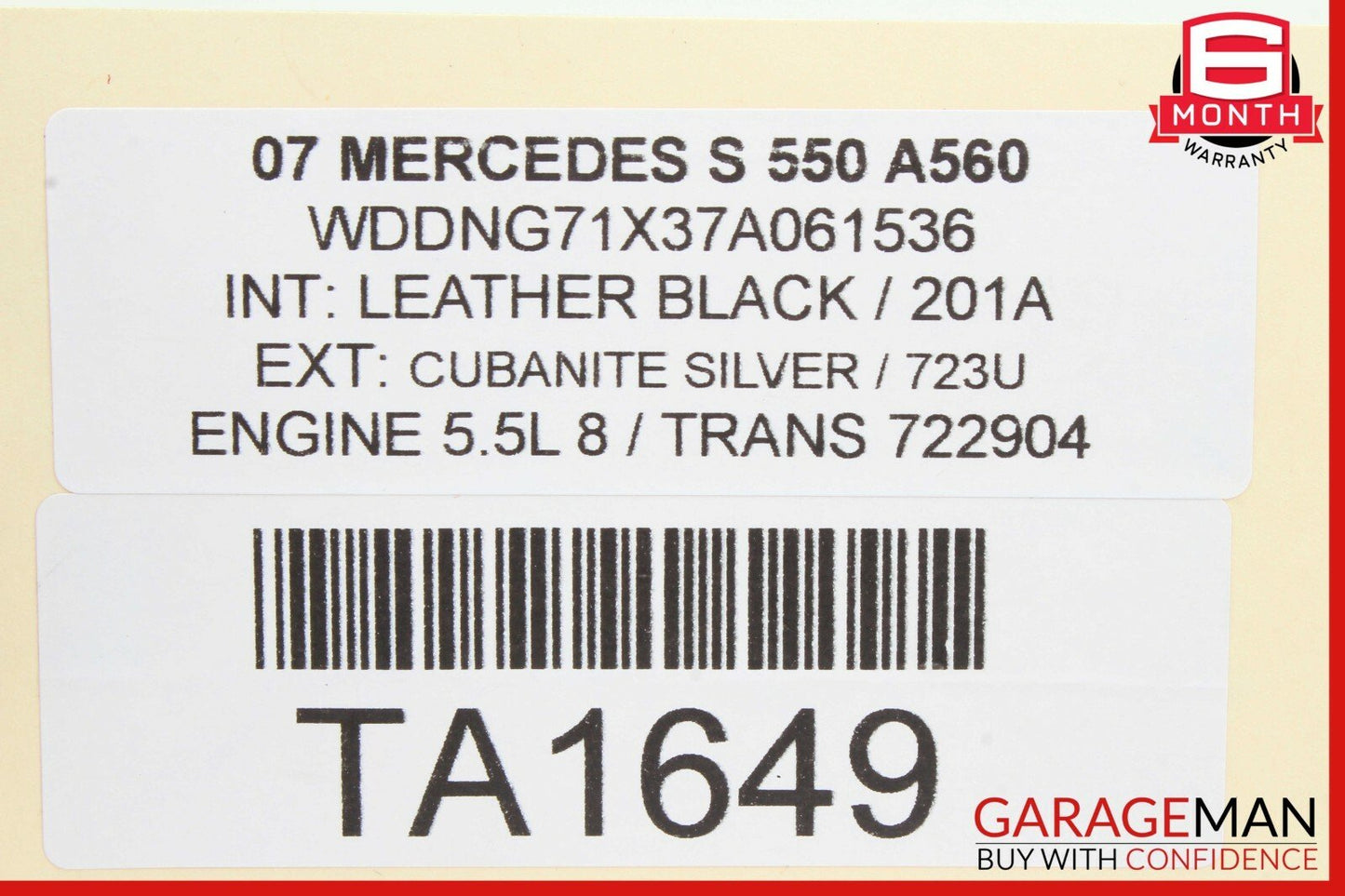 07-10 Mercedes W216 S550 Steering Wheel Control Switch Button 2218210551 OEM