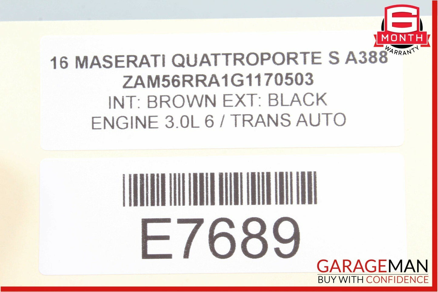14-18 Maserati Quattroporte Rear Center Side Seat Belt Seatbelt Receiver Buckle