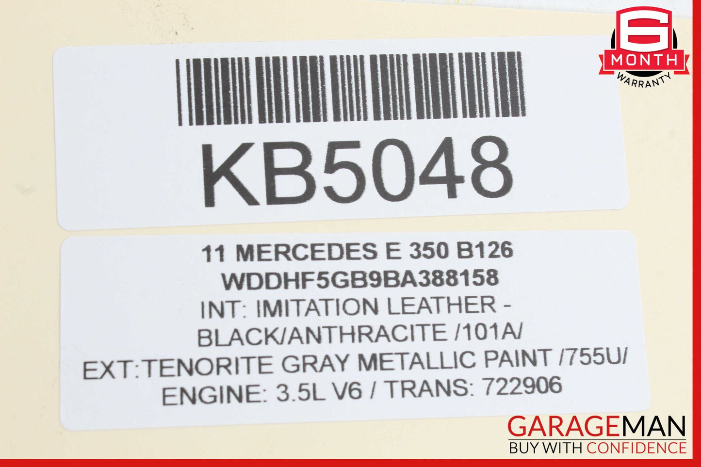 10-16 Mercedes W212 E350 E550 Rear Right Side Door Lock Latch Actuator OEM