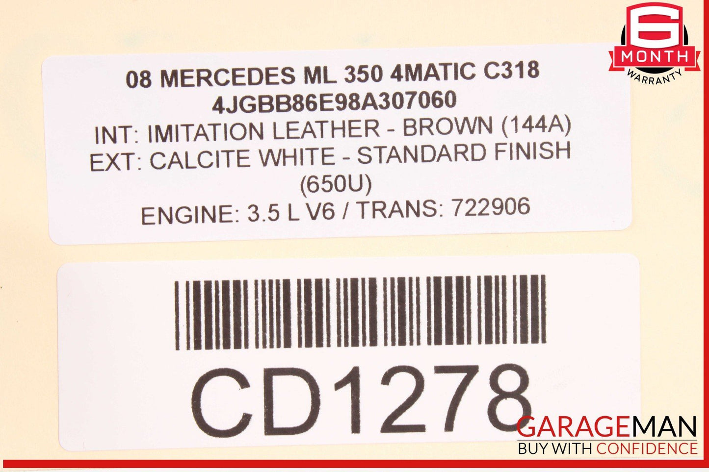 06-13 Mercedes W164 ML350 Cooling Radiator AC A/C Condenser Assembly OEM
