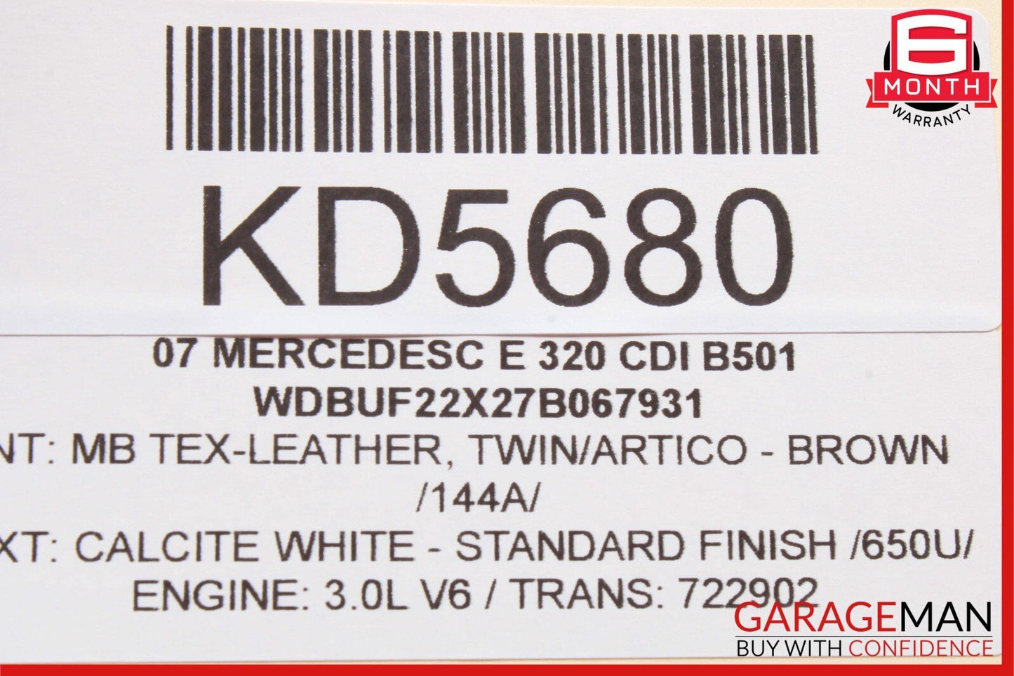 03-09 Mercedes W211 E320 E63 AMG Front Left Side Door Control Module Unit OEM