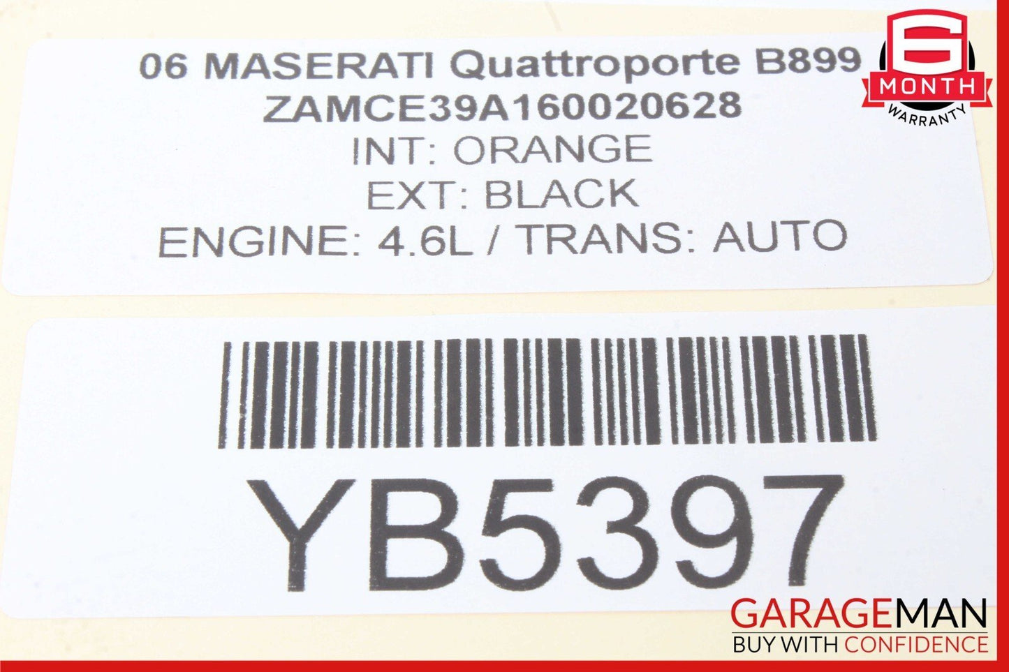 03-13 Maserati Quattroporte M139 Front Left Side Door Panel Trim Panel Wood OEM