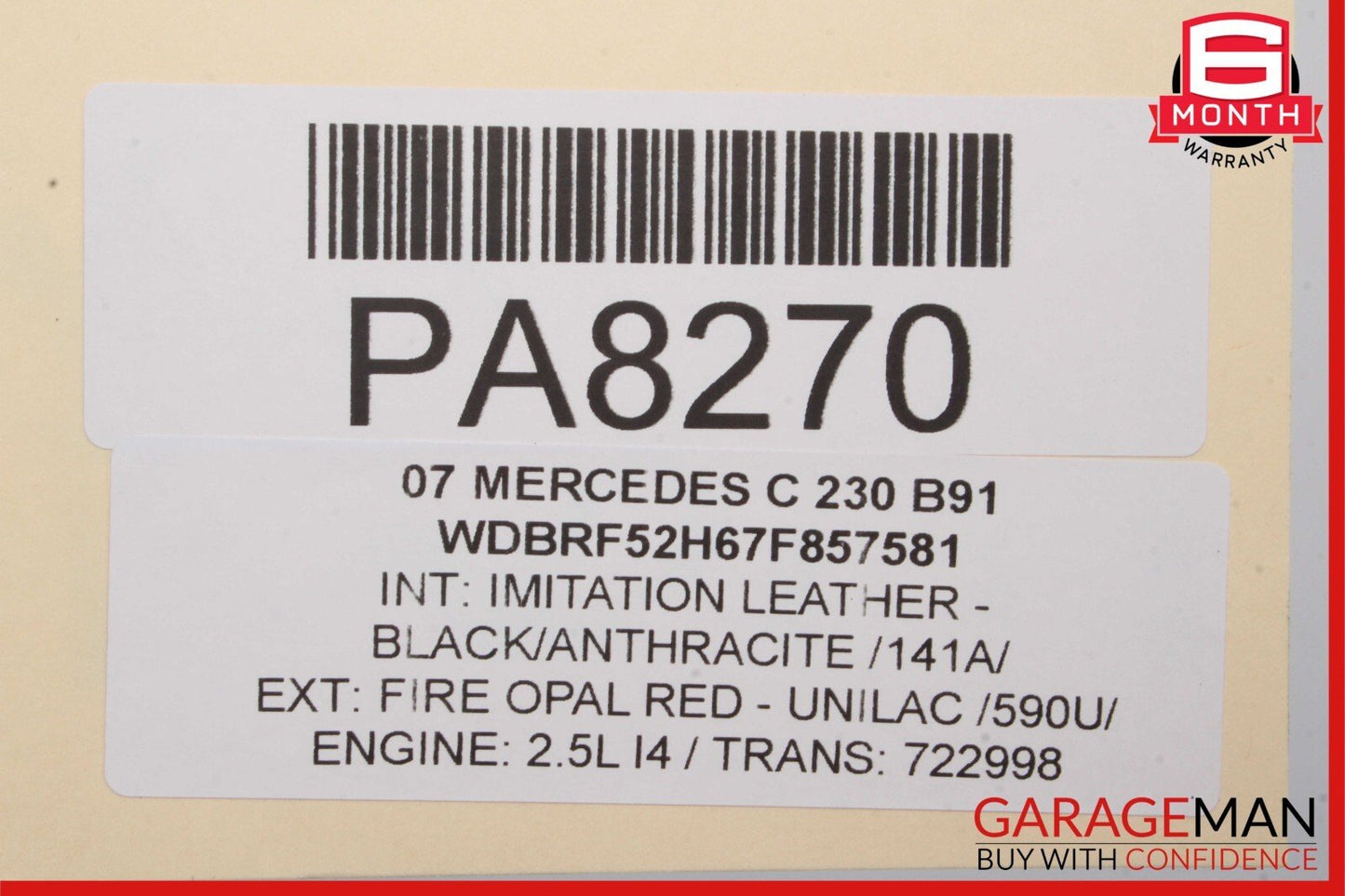 03-08 Mercedes SLK280 C230 CLK500 Engine Water Cooling Radiator 2035003903 OEM