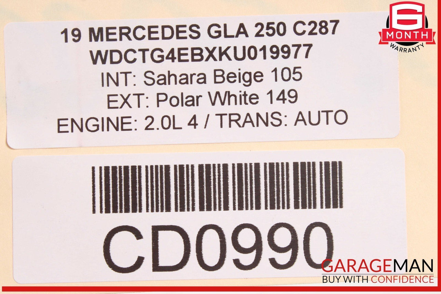 15-20 Mercedes X156 GLA250 2.0L Automatic Tranny Transmission Assembly OEM 106k