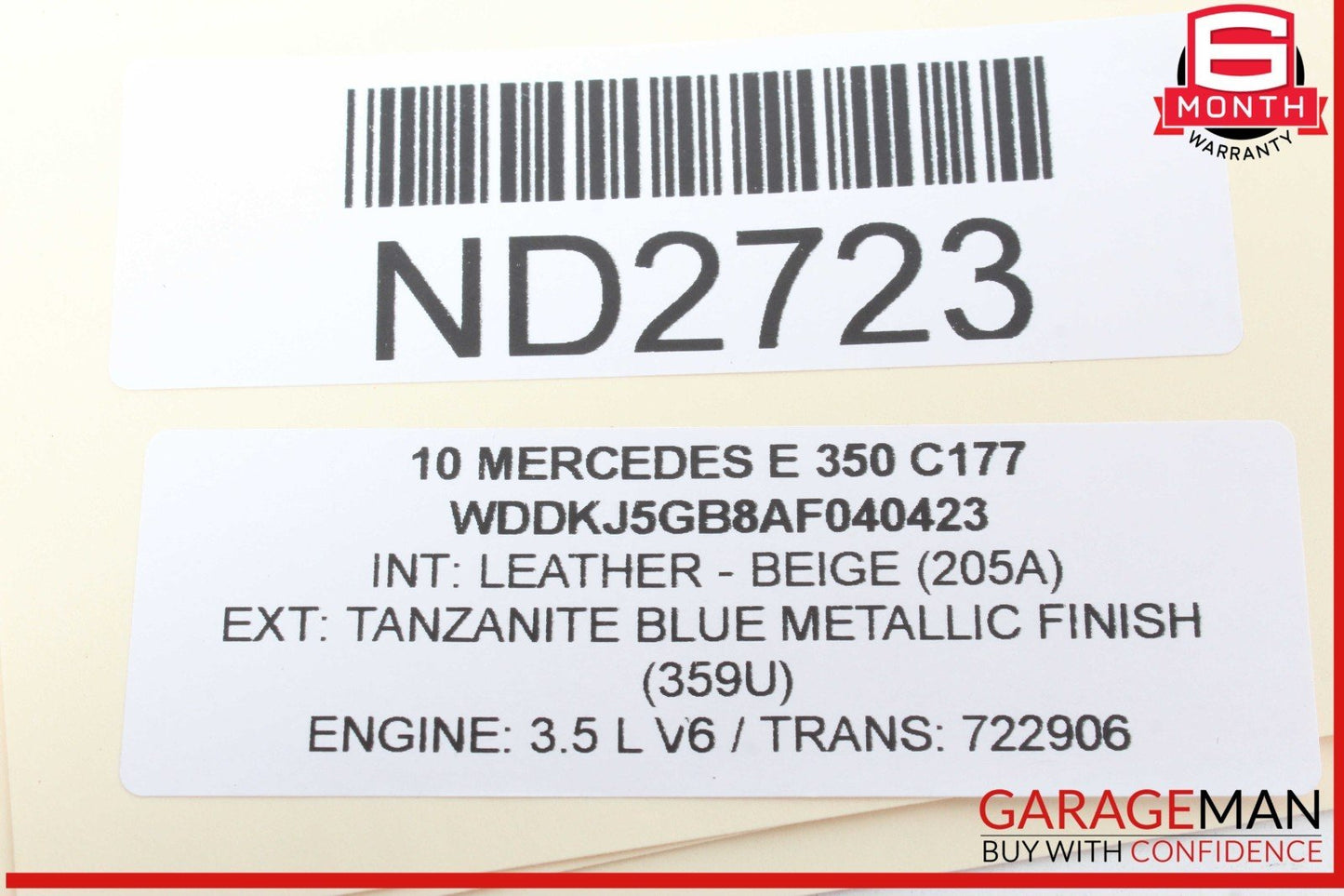 10-17 Mercedes W212 E350 C350 Panoramic Sunroof Sun Roof Motor 2079060900 OEM