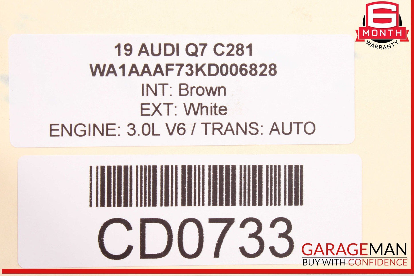 17-24 Audi Q7 Coil Suspension Rear Stabilizer Bar Swaybar 4M0511305 OEM