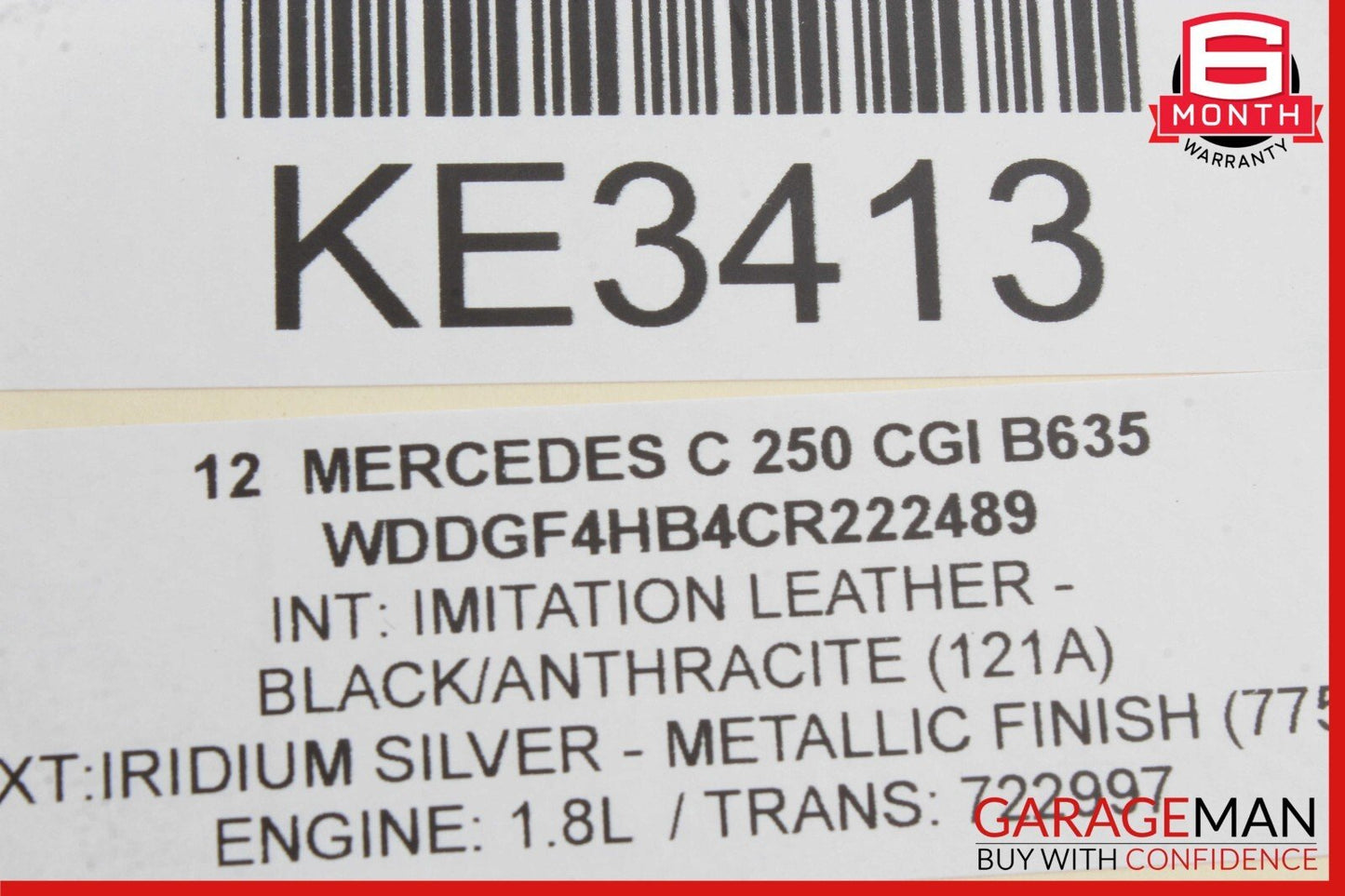 08-14 Mercedes W204 C250 C300 C350 Front Left Door Lock Latch Actuator OEM
