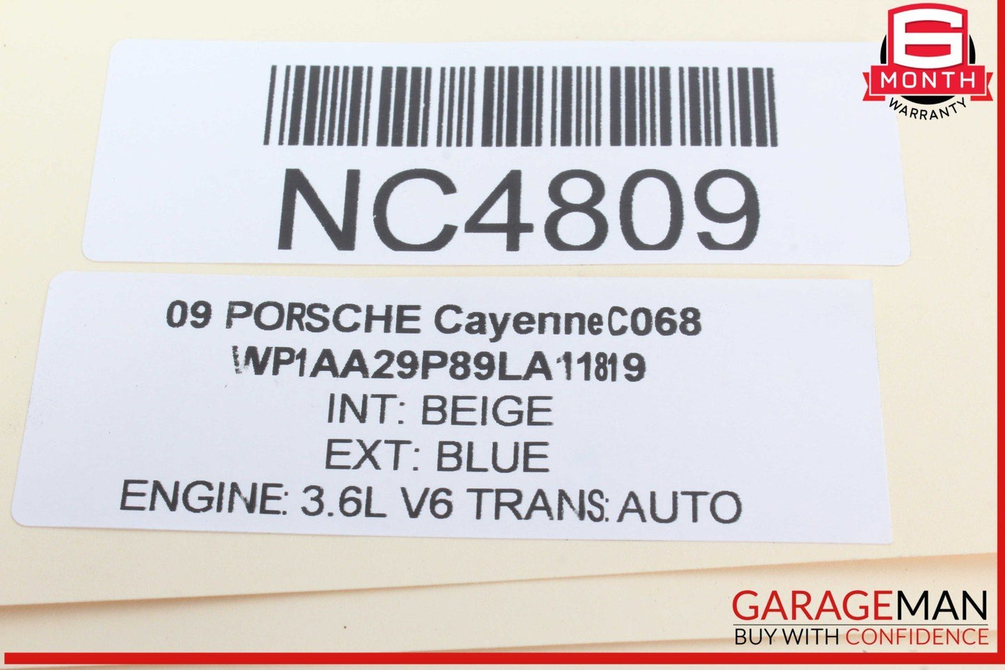 08-10 Porsche Cayenne 957 Front Right Passenger Side Door Rear View Mirror OEM