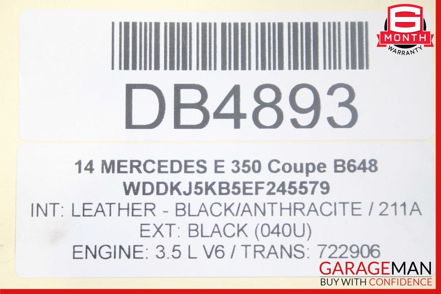 10-16 Mercedes W207 E350 C250 SL400 RWD Rear Diff Differential Axle Carrier