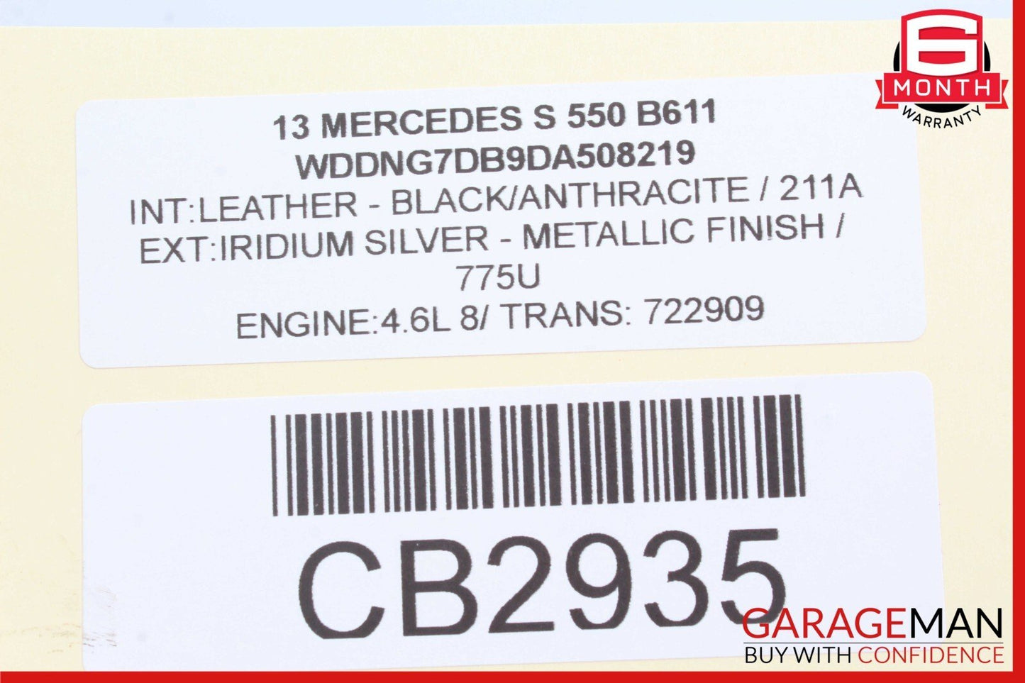11-19 Mercedes CLS550 S550 SL550 E550 4.7L Engine Coolant Motor Water Pump