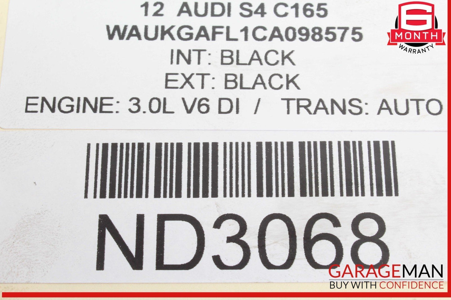 09-16 Audi S4 Right Passenger Side Exhaust Camshaft Cam Shaft 06E109104 OEM