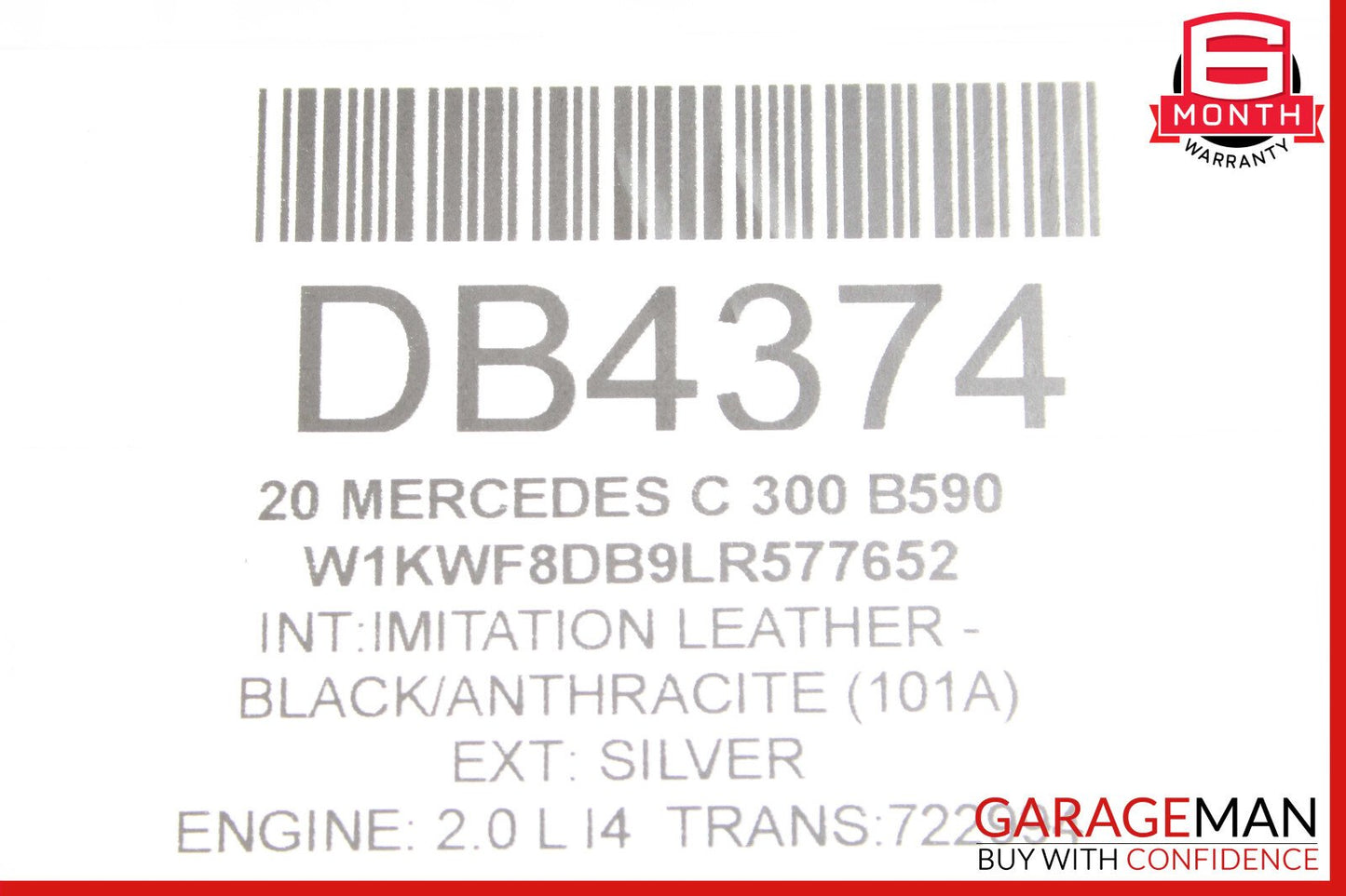 15-20 Mercedes W205 C300 AMG Right Side Skirt Rocker Panel Silver OEM