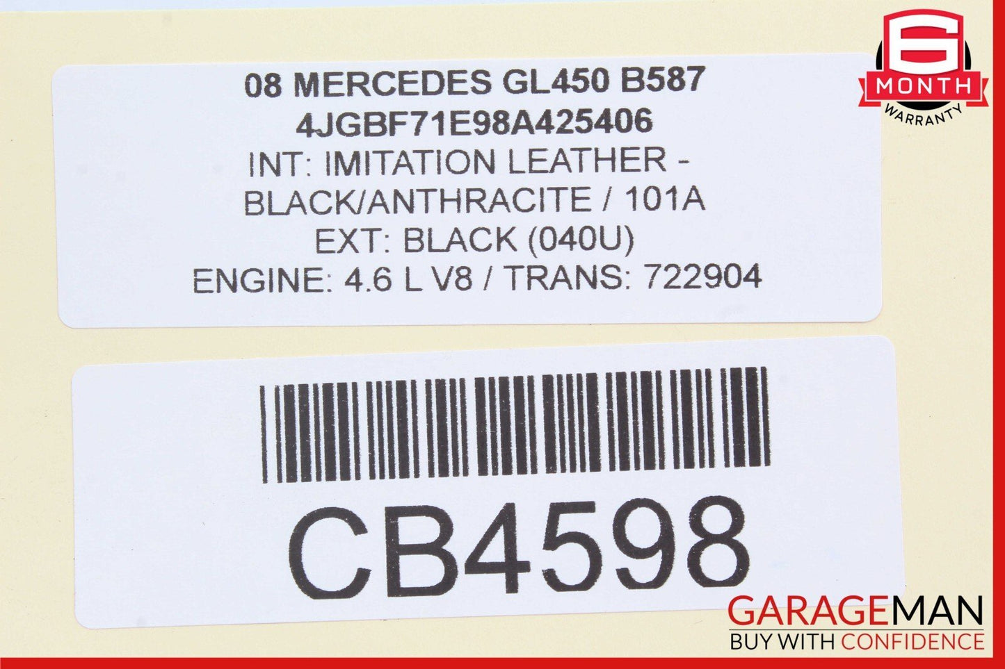 06-12 Mercedes X164 GL450 GL550 ML550 Front Right Side Reinforcement Bracket