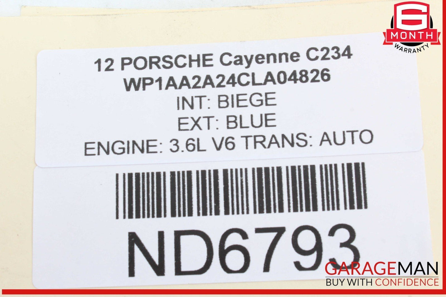 11-14 Porsche Cayenne 958 Front Left Driver Side Door Rear View Mirror OEM