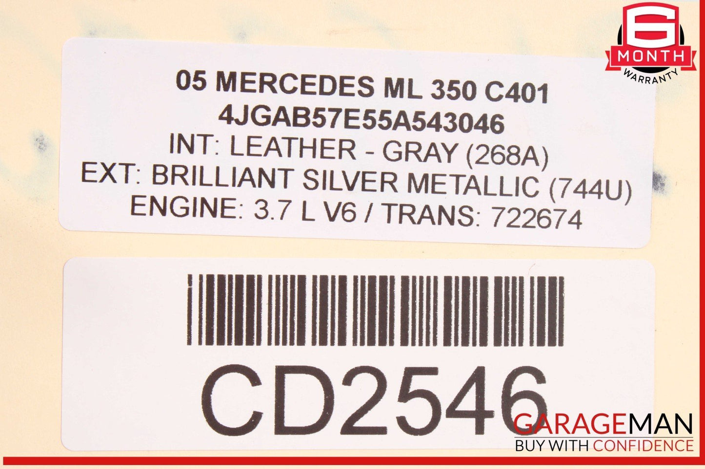 98-05 Mercedes W163 ML350 ML500 Front Diff Differential Axle Carrier OEM