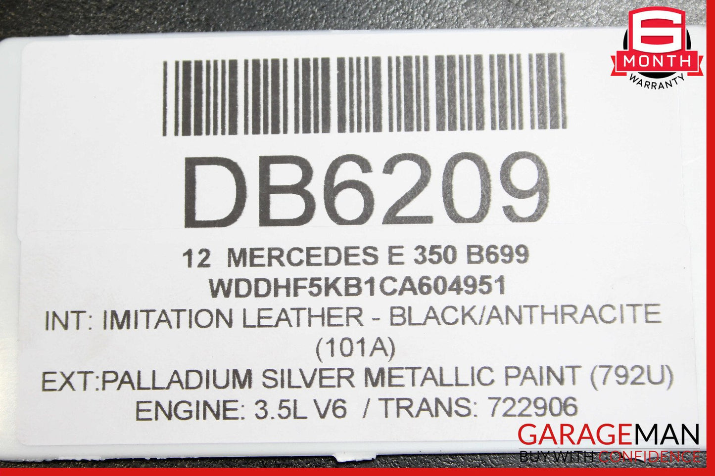 10-16 Mercedes W212 E350 E63 AMG Sport Left Side Skirt Rocker Panel OEM