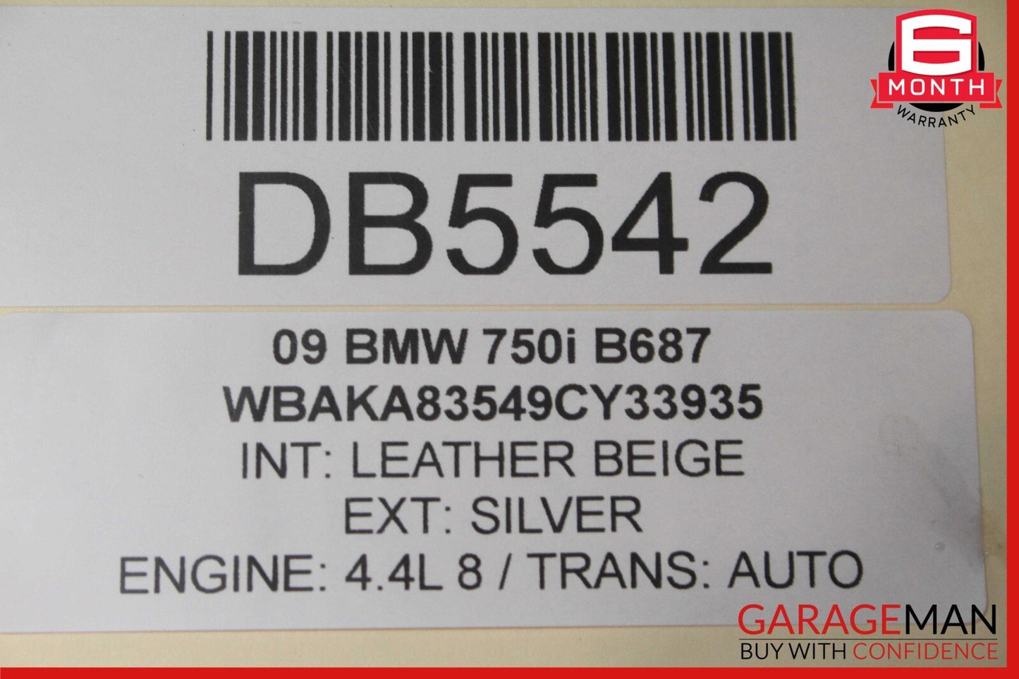 09-15 BMW 750I 750LI F01 F02 Rear Right Passenger Side Interior Door Panel Assy
